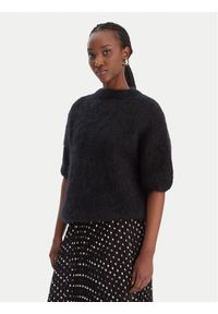 Dixie Sweter M277Y101A Czarny Relaxed Fit. Kolor: czarny. Materiał: syntetyk #1