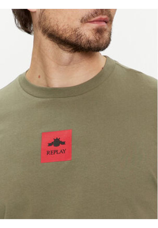 Replay T-Shirt M6759 .000.2660 Zielony Regular Fit. Kolor: zielony. Materiał: bawełna