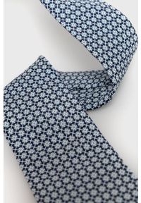 BOSS - Boss - Krawat. Kolor: niebieski. Materiał: materiał #3