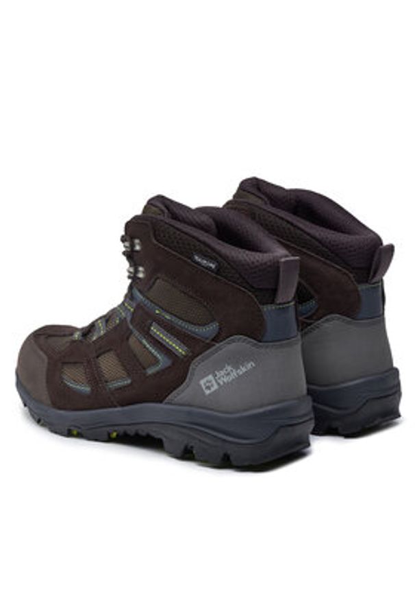 Jack Wolfskin Trekkingi Vojo 3 Texapore Mid M 4042462 Brązowy. Kolor: brązowy. Materiał: zamsz, skóra. Sport: turystyka piesza