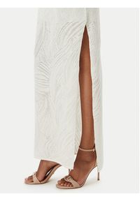 Guess Sukienka dzianinowa W6GK81 Z0680 Kremowy Slim Fit. Kolor: kremowy. Materiał: wiskoza #3