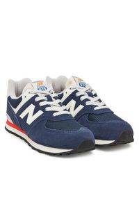 New Balance Sneakersy GC574VPN Niebieski. Kolor: niebieski. Materiał: skóra, zamsz. Model: New Balance 574 #7