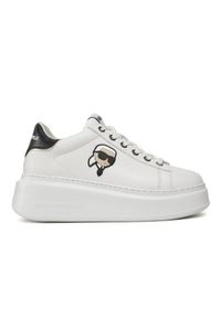 Karl Lagerfeld - KARL LAGERFELD Białe sneakersy damskie ANAKAPRI Karl NFT, Rozmiar 40. Okazja: na co dzień. Kolor: biały #5
