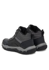skechers - Skechers Trekkingi Santoro 205587 BLK Czarny. Kolor: czarny. Materiał: skóra. Sport: turystyka piesza #6