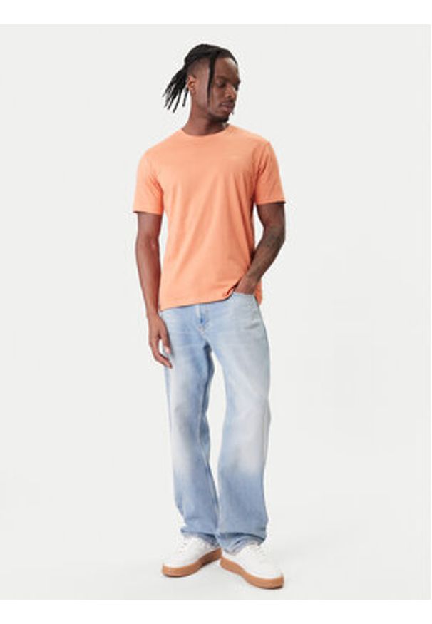 JOOP! Jeans T-Shirt 32Alphis 10011152 30045926 Pomarańczowy Modern Fit. Kolor: pomarańczowy. Materiał: bawełna