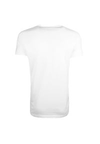 Les Hommes T-shirt "Urban Zone" | UHT204700P | Urban Zone | Mężczyzna | Biały, Zielony. Okazja: na co dzień. Kolor: zielony, biały, wielokolorowy. Materiał: bawełna. Wzór: nadruk. Styl: casual #4