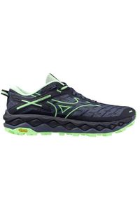 Buty do biegania męskie Mizuno Wave Mujin 10. Kolor: czarny. Materiał: materiał, syntetyk. Szerokość cholewki: normalna. Model: Mizuno Wave