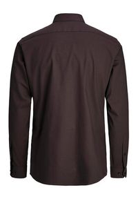 Jack & Jones Koszula Parker 12227385 Bordowy Slim Fit. Kolor: czerwony. Materiał: bawełna #4