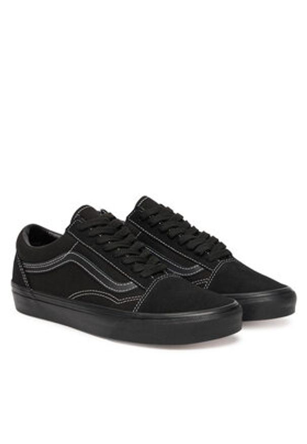 Vans Tenisówki Old Skool VN000D6WBKA1 Czarny. Kolor: czarny. Materiał: zamsz, skóra