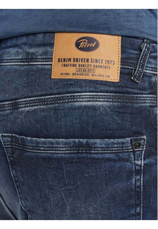 Petrol Industries Jeansy Jackson 0006 Granatowy Slim Fit. Kolor: niebieski