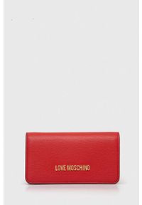 Love Moschino portfel damski kolor czerwony. Kolor: czerwony #1