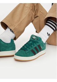 Adidas - adidas Sneakersy Campus 00s IF8763 Zielony. Kolor: zielony. Materiał: zamsz, skóra. Model: Adidas Campus #3