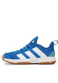 Adidas - adidas Buty halowe Stabil Indoor IG1034 Niebieski. Kolor: niebieski. Materiał: materiał #5