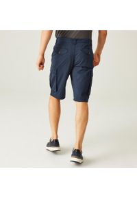Regatta - Męskie szorty turystyczne Shorebay. Kolor: niebieski. Materiał: bawełna. Sport: turystyka piesza #2