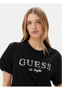 Guess T-Shirt V5GI09 K9RM1 Czarny Regular Fit. Kolor: czarny. Materiał: bawełna #5