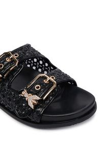 Patrizia Pepe Klapki PPJ384.31 Czarny. Kolor: czarny. Materiał: skóra #3
