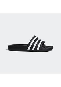 Adidas - Klapki adidas Adilette Aqua czarne F35543. Kolor: biały, wielokolorowy, czarny. Wzór: gładki #1
