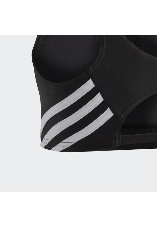 Adidas - Bikini 3-Stripes. Kolor: czarny, biały, wielokolorowy. Materiał: materiał