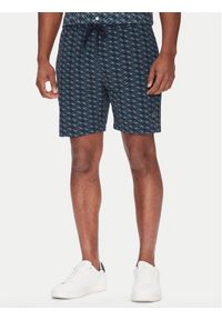 Moose Knuckles Szorty kąpielowe Hide And Swim M15MR756H Granatowy Regular Fit. Kolor: niebieski. Materiał: syntetyk #1
