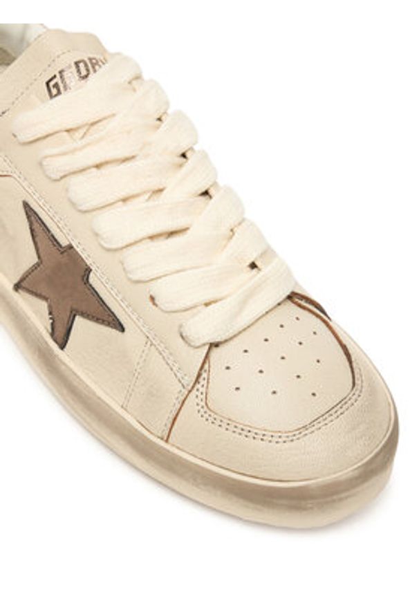 GOLDEN GOOSE - Golden Goose Sneakersy Stardan GWF00128.F007276.82942 Écru. Materiał: skóra