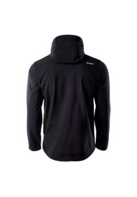 Hi-tec - Kurtka Softshell Męska Caen. Kolor: pomarańczowy, wielokolorowy, czarny. Materiał: softshell