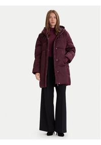 BOSS Płaszcz zimowy Petrano 50546834 Fioletowy Regular Fit. Kolor: fioletowy. Materiał: syntetyk. Sezon: zima
