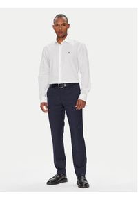 TOMMY HILFIGER - Tommy Hilfiger Koszula MW0MW38347 Biały Slim Fit. Kolor: biały. Materiał: bawełna #3