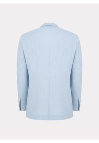 Pako Lorente - PAKO LORENTE - Niebieska marynarka męska z lnu. Kolor: niebieski. Materiał: len. Wzór: gładki. Sezon: wiosna #3