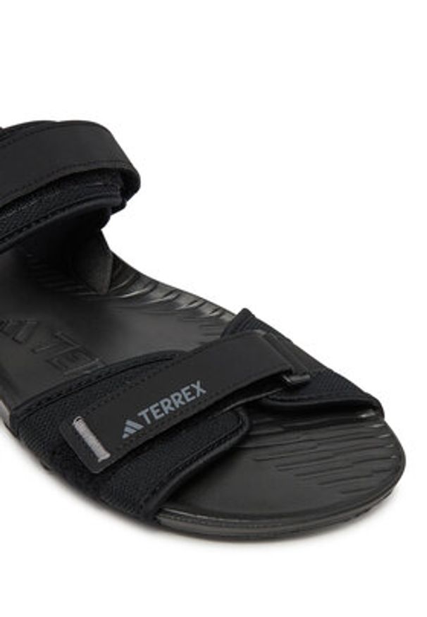 Adidas - adidas Sandały Terrex Hydroterra JQ2231 Czarny. Kolor: czarny. Materiał: materiał