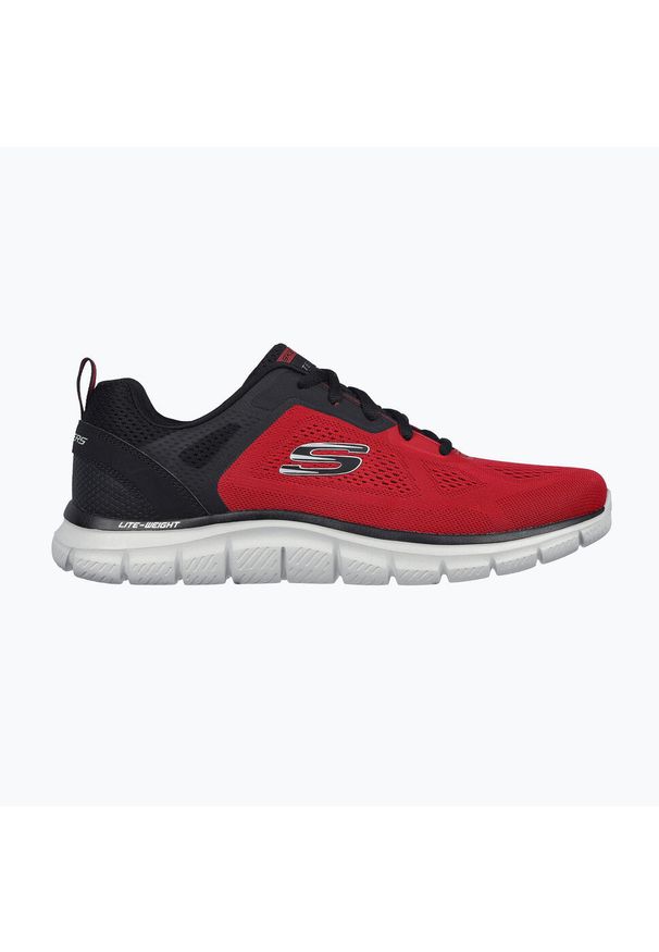 skechers - Buty męskie SKECHERS Track Broader. Kolor: czerwony