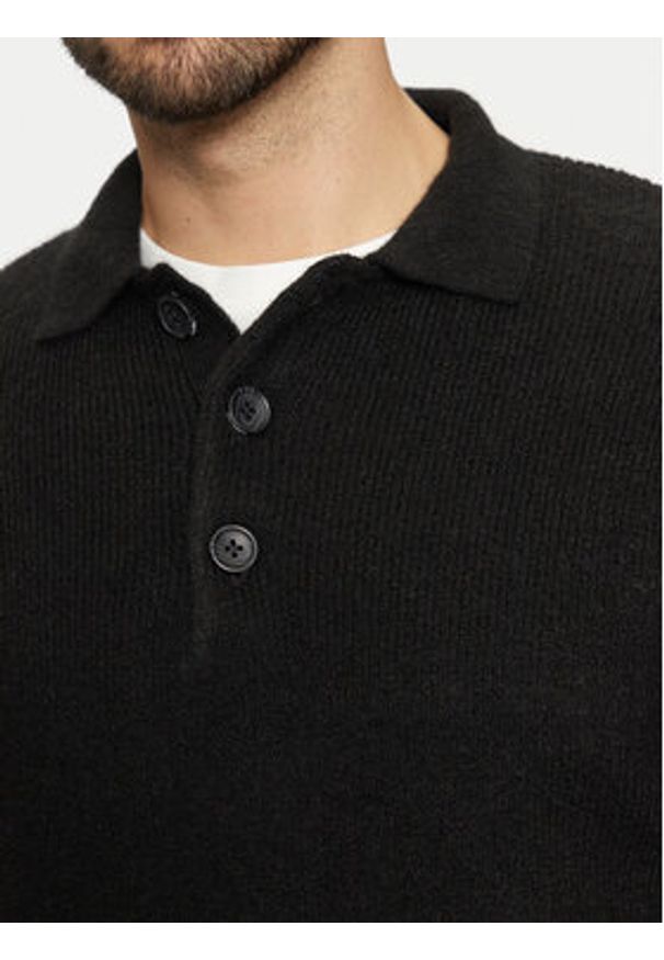 Only & Sons Sweter 22031550 Czarny Regular Fit. Kolor: czarny. Materiał: syntetyk