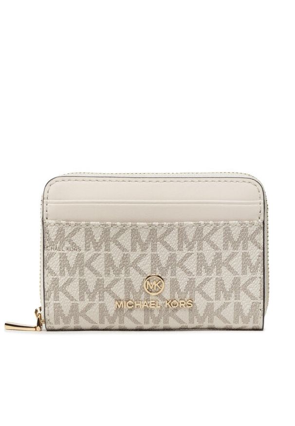 Mały Portfel Damski MICHAEL Michael Kors. Kolor: beżowy
