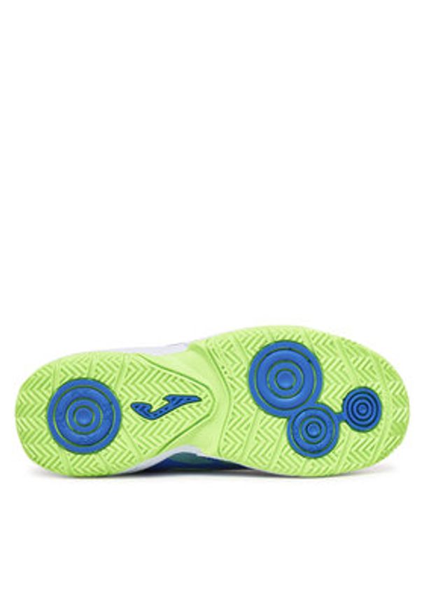 Joma Buty do piłki nożnej Powerfull Jr 2504 POJS2504INV Niebieski. Kolor: niebieski. Materiał: skóra