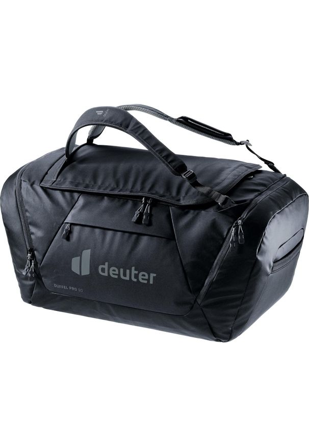 Torba podróżna Deuter Duffel Pro 90 - black. Kolor: czarny