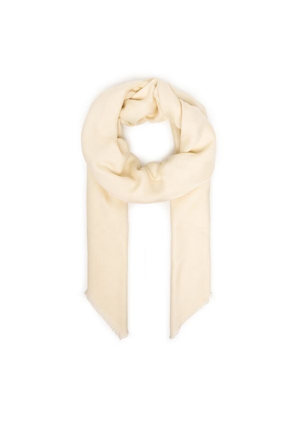 Szal Elisabetta Franchi. Kolor: kremowy