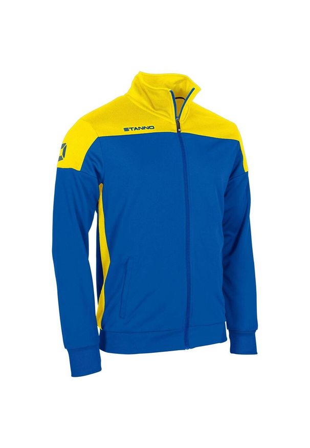 STANNO - Bluza dresowa zapinana na zamek błyskawiczny Stanno Pride. Kolor: wielokolorowy, niebieski, żółty. Materiał: dresówka. Sport: fitness