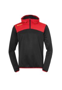 KEMPA - Bluza emotion 2.0 Kempa Quarter Zip. Kolor: czarny, czerwony, wielokolorowy. Sport: piłka ręczna