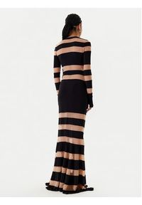 NORMA KAMALI Sukienka codzienna KK3243PM808239 Czarny Slim Fit. Okazja: na co dzień. Kolor: czarny. Materiał: syntetyk. Typ sukienki: proste. Styl: casual #5