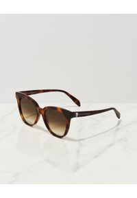 Alexander McQueen - ALEXANDER MCQUEEN - Okulary przeciwsłoneczne. Kolor: brązowy. Wzór: aplikacja #2