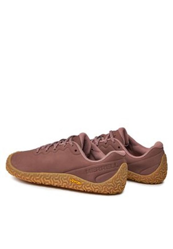 Merrell Sneakersy Vapor Glove 6 Ltr J067894 Bordowy. Kolor: czerwony. Materiał: nubuk, skóra