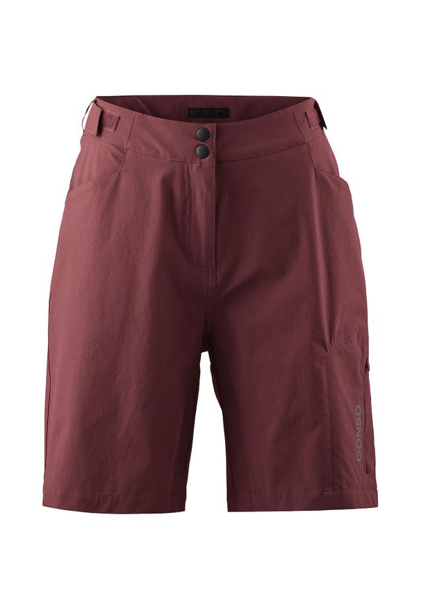 GONSO - Szorty damskie Gonso Adventure. Kolor: czerwony. Sport: kolarstwo