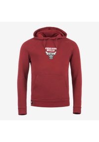 TARMAK - Bluza z kapturem do koszykówki unisex Tarmak NBA 900 Chicago Bulls. Typ kołnierza: kaptur. Kolor: czerwony, wielokolorowy, biały. Materiał: materiał, tkanina. Sport: koszykówka