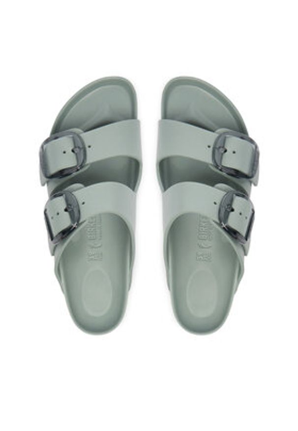 Birkenstock Klapki Arizona Stealth Buckle 1031301 Zielony. Kolor: zielony. Materiał: syntetyk