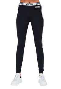MOSCHINO Czarne damskie legginsy, Rozmiar S. Kolor: czarny
