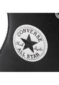 Converse Trampki Chuck Taylor All Star Lift Clean Hi 561675C Czarny. Kolor: czarny. Materiał: skóra #9
