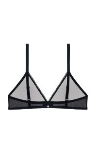 Intica - Biustonosz gładki miękki z elastycznym wykończeniem Ivi. Kolor: biały. Materiał: materiał. Wzór: gładki #2