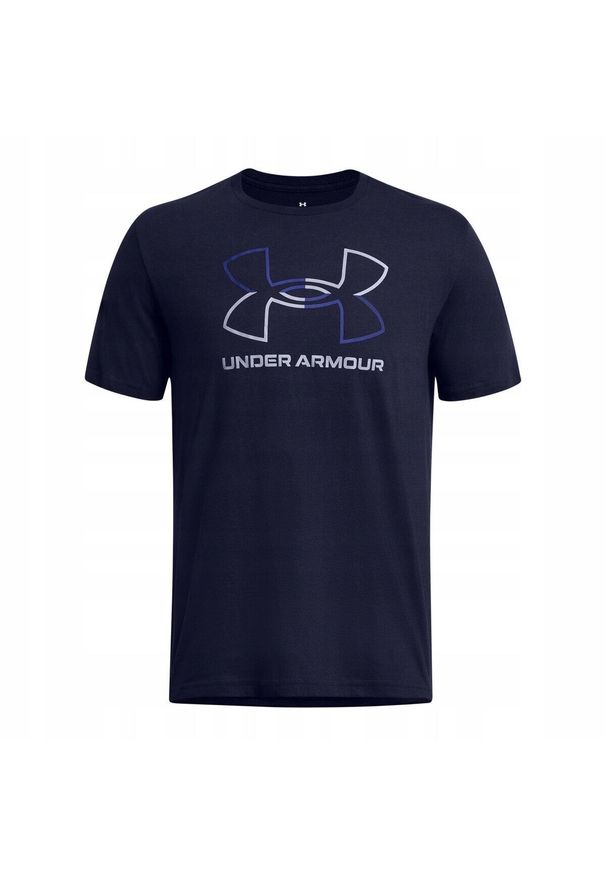 Under Armour - T-shirt Męski GL Foundation Uodate. Kolor: niebieski. Sport: turystyka piesza