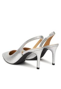 MICHAEL Michael Kors Sandały Alina 40S5HNMP2M Srebrny. Kolor: srebrny. Materiał: skóra #5