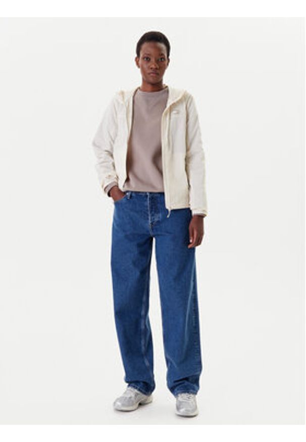 Tommy Jeans Wiatrówka DW0DW21188 Beżowy Regular Fit. Kolor: beżowy. Materiał: syntetyk