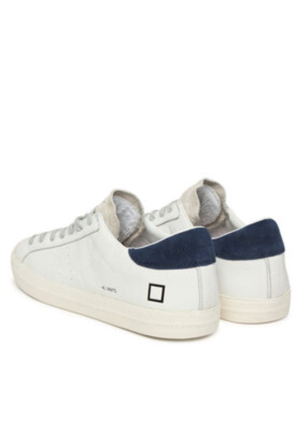 D.A.T.E. Sneakersy Hill Low Vintage Calf M431-HL-VC Biały. Kolor: biały. Materiał: skóra